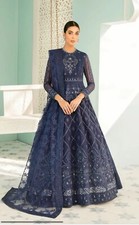 pakistani indian three Piece maxi dress. This dress Has Half Sleeves Lining.