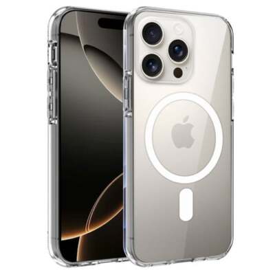 Phoona Cover Magnetica Glitter per iPhone 11 con Cordino, [Compatibile con MagSafe], Brillantini Sottile Lucida TPU Silicone Custodia per iPhone 11