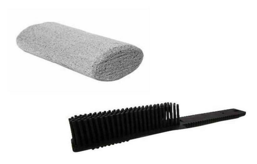 Professional Rubber Pet Hair brush & pet hair stone combo kit eBay