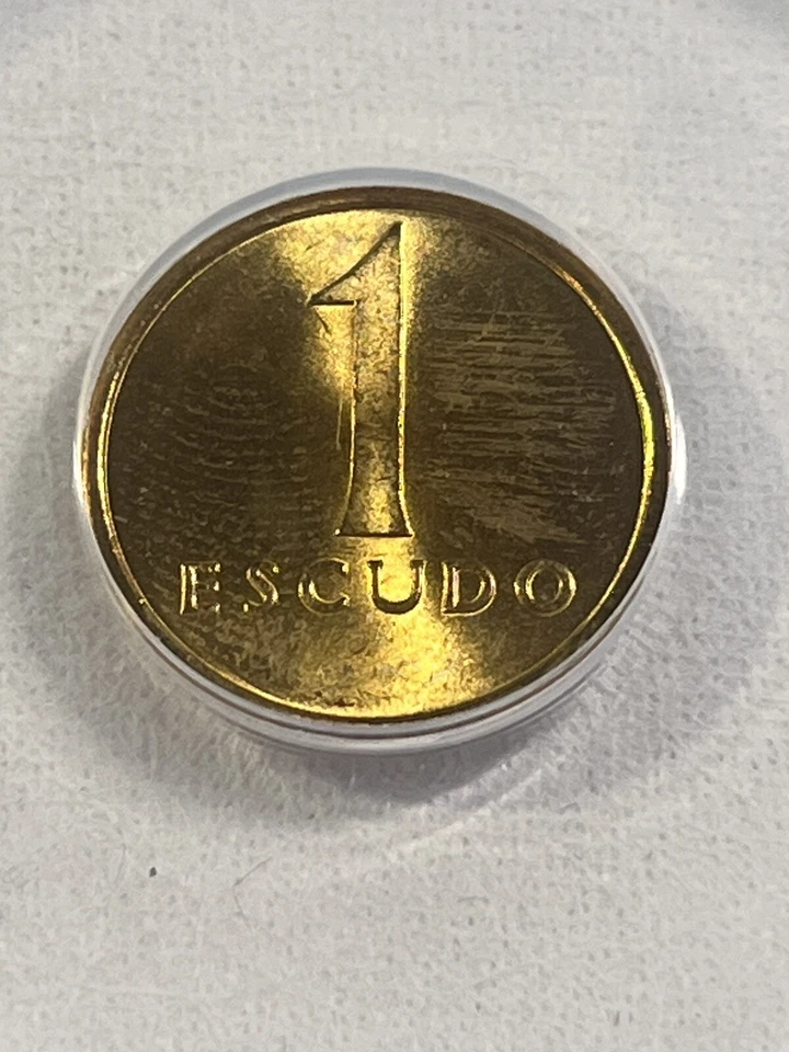 1984 Portugal 1 Escudo Graded MS 65 by ANACS - Image 3 of 4