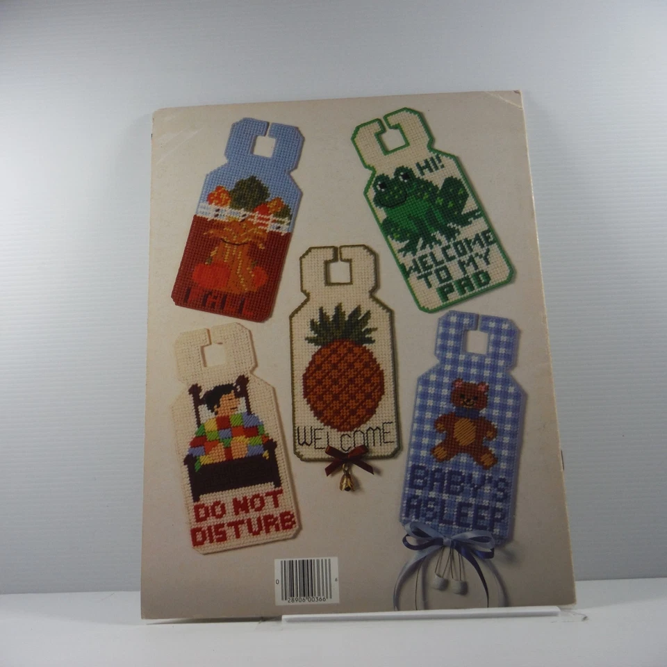 Leisure Arts Door Signs in Plastic Canvas by Joan E Ray Cross Stitch Chart Only - Image 4 of 4