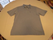 Tommy Bahama Men's short sleeve polo shirt M silk cotton T20271 blue EUC 