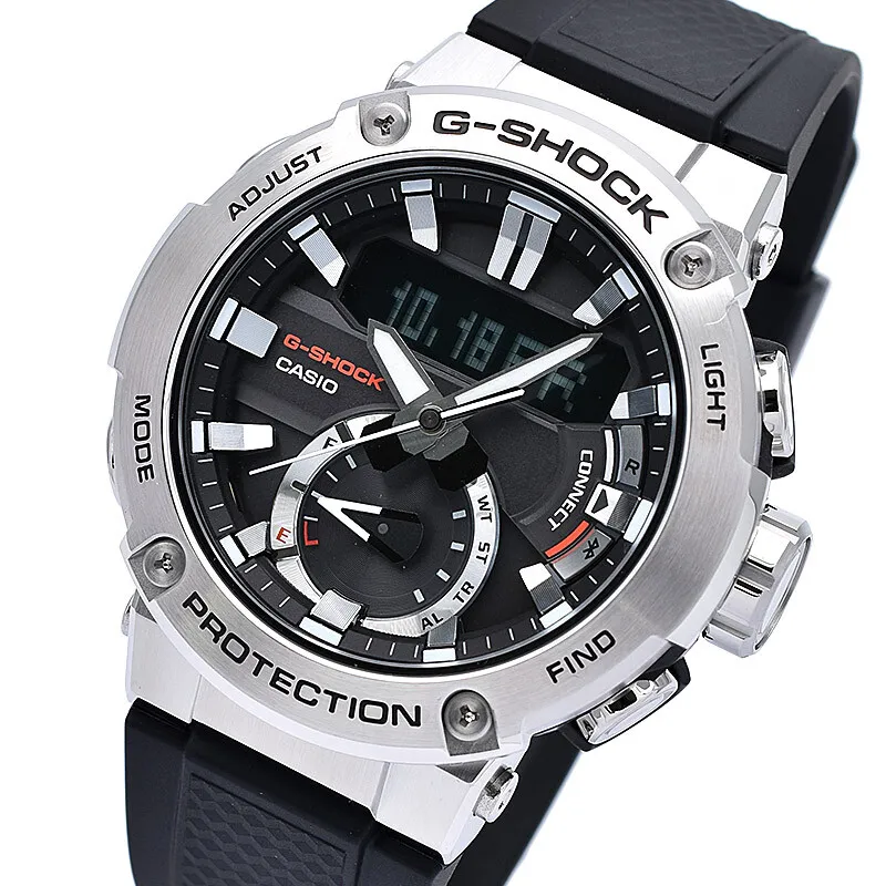 CASIO G-SHOCK GST-B200-1AJF G-STEEL Carbon Core Guard Bluetooth Watch Men's