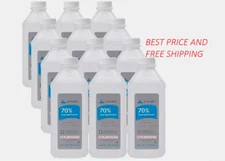 12 Bottles Swan Isopropyl Rubbing Alcohol 70% 16 fl. oz. *SPECIAL* Free Shipping