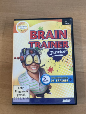 Brain Trainer Junior - Lehrprogramm 2in1 für PC - CD-ROM
