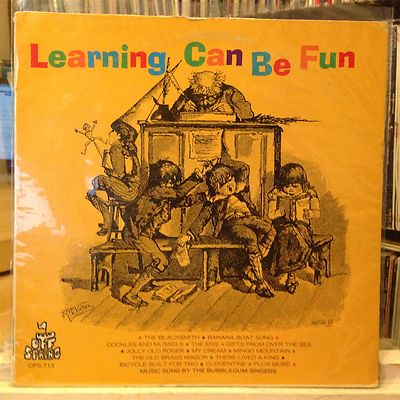 [CHILDREN/KIDDIE BREAKS]~EXC LP~LEARNING CAN BE FUN~BICYCLE BUILT FOR 2~Bubble G
