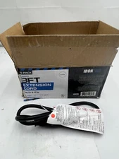 (Box of 10) Iron Forge Cable Short Extension Cord 3 Feet 16/3 3 Foot Black