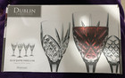 Set of 4 Shannon by Godfinger Crystal Dublin Wine 10 oz Glasses in Original Box — photo 7