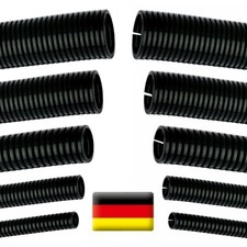 Wellrohr 5 10 25 50 Meter Wellschlauch Isolierrohr Kabel Schutz Rohr Leerrohr