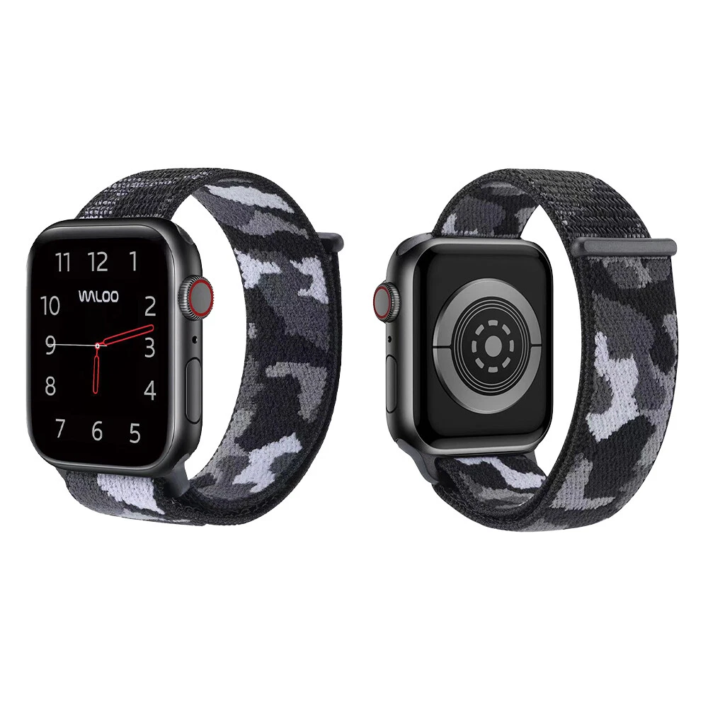 Waloo Camo Design Sport Loop Nylon Weave Band for all Apple Watch