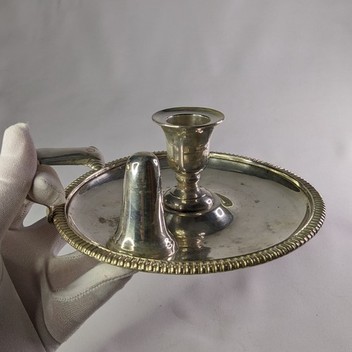 Antique sterling silver chamberstick, classic styling, 1811-1816 - Picture 2 of 9