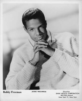 Bobby Freeman Studio Portrait Usa 1958 Old Music Photo