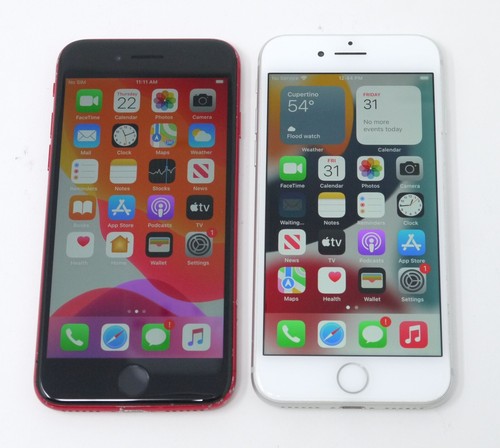 Lot of 2 Working Apple iPhone 8 & iPhone SE 2 64GB-128GB Smartphones