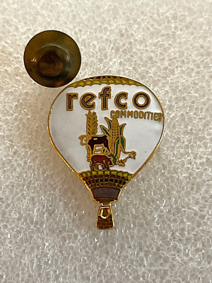 Refco commodities hot air balloon Pin. #24