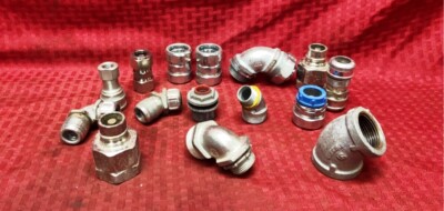 ASSORTED CONDUIT FITTINGS RANGING FROM 1/2'' TO 1-1/4'' **LOT OF 15**