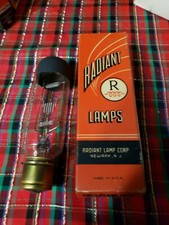 RADIANT DDB 1000-Watt Projector Projection T 12 Lamp Bulb 115-120V New Old Stock