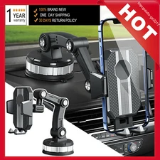 360°Car Dash GPS Phone Holder Suction Cups Rotation Dashboard Windshield Mount