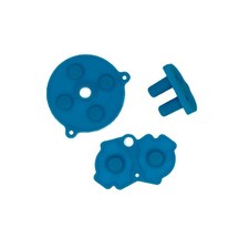  NEW Nintendo Game Boy Advance GBA System Button Rubber Pads Set Aqua Blue