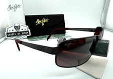 MAUI JIM CASTAWAY MJ 187-02C GUNMETAL WITH MAUI ROSE POLARIZED SUNGLASSES NEW