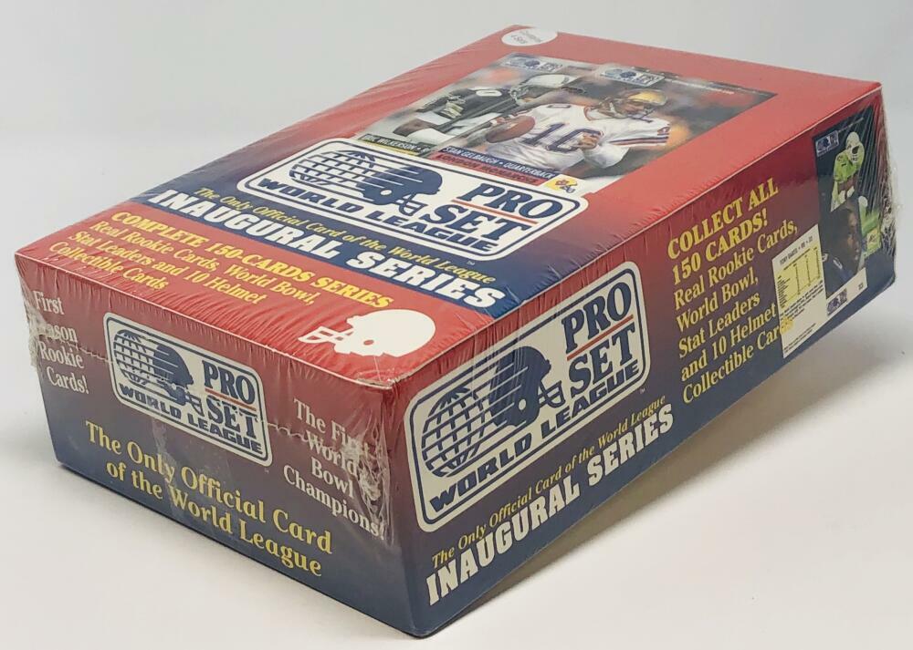 1991 Pro Set World League Inaugural Series Football Card Box eBay