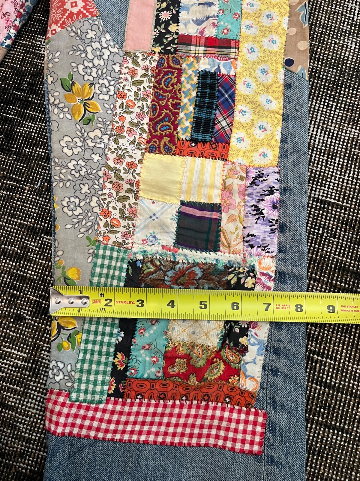 Very Special Rare Original Patchwork Embroidered … - image 20
