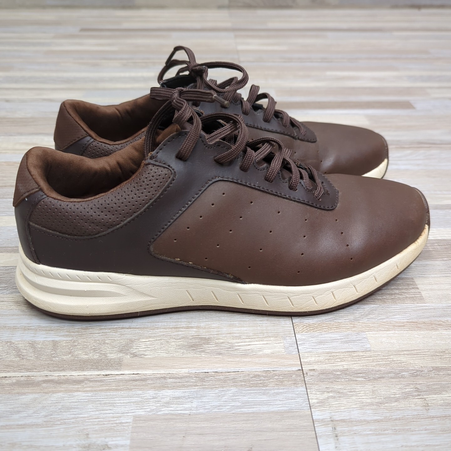 Walter Hagen Golf Shoes Men's 10.5 W Spikeless Brown Hydro Halt Ortholite eBay