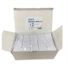 ERAFINE Dental Dentist Disposable Mixing Wells 2 Hole Markings 2-wells 500pcs/Bx