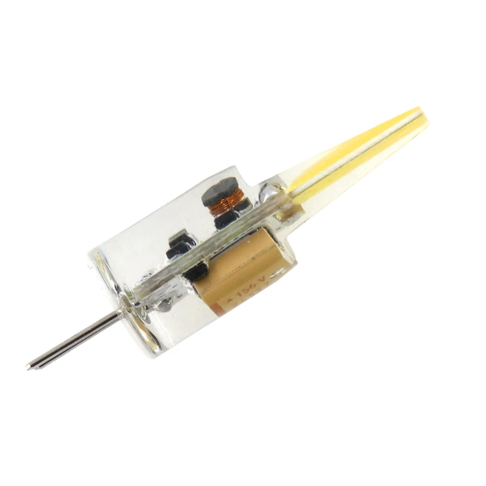 10Pcs G4 Bi-Pin 1505 COB LED Light Bulbs RV Boat Crystal Lamps 12-24V Warm White - Image 3 of 4