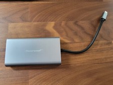 Hiearcool USB C Hub Triple Display Type 11 Ports Adapter Docking Station - Grey