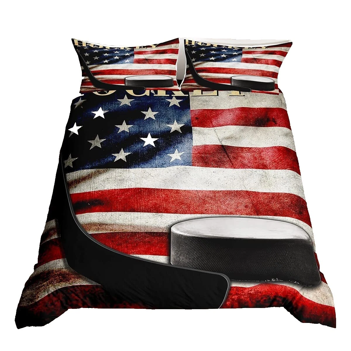 Polyester Flag Print Queen Duvet Covers & Bedding Sets