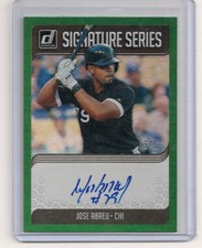 2018 DONRUSS JOSE ABREU EMERALD AUTOGRAPH #d 5/5! WHITE SOX!!!!