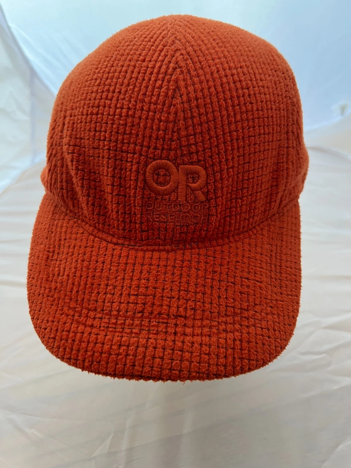 Outdoor Research OR Gridded Fleece Strapback Hat Trail Mix Burnt Orange RARE!