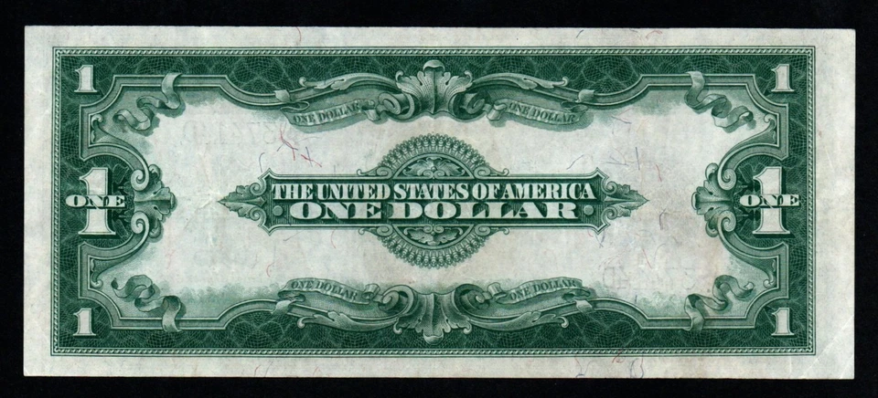 1923 $1 Lower Serial # *STAR* LARGE Size CRISP XF+/AU Silver Certificate! - Image 2 of 2