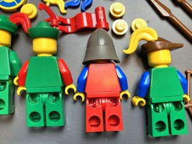 Lego 6077 Forestmen's River Fortress - 100% Build Complete No Box, Instr 