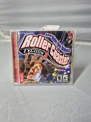 Roller Coaster Tycoon 3 PC CD-ROM Windows  98/Me/2000XP With Manual