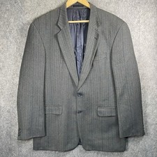 Blazer St. Michael spina di pesce uomo 48 grigio lana cashmere tweed giacca vintage