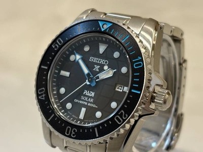 SEIKO Prospex PADI Solar Diver 200m V147-0CS0 Blue Dial Stainless