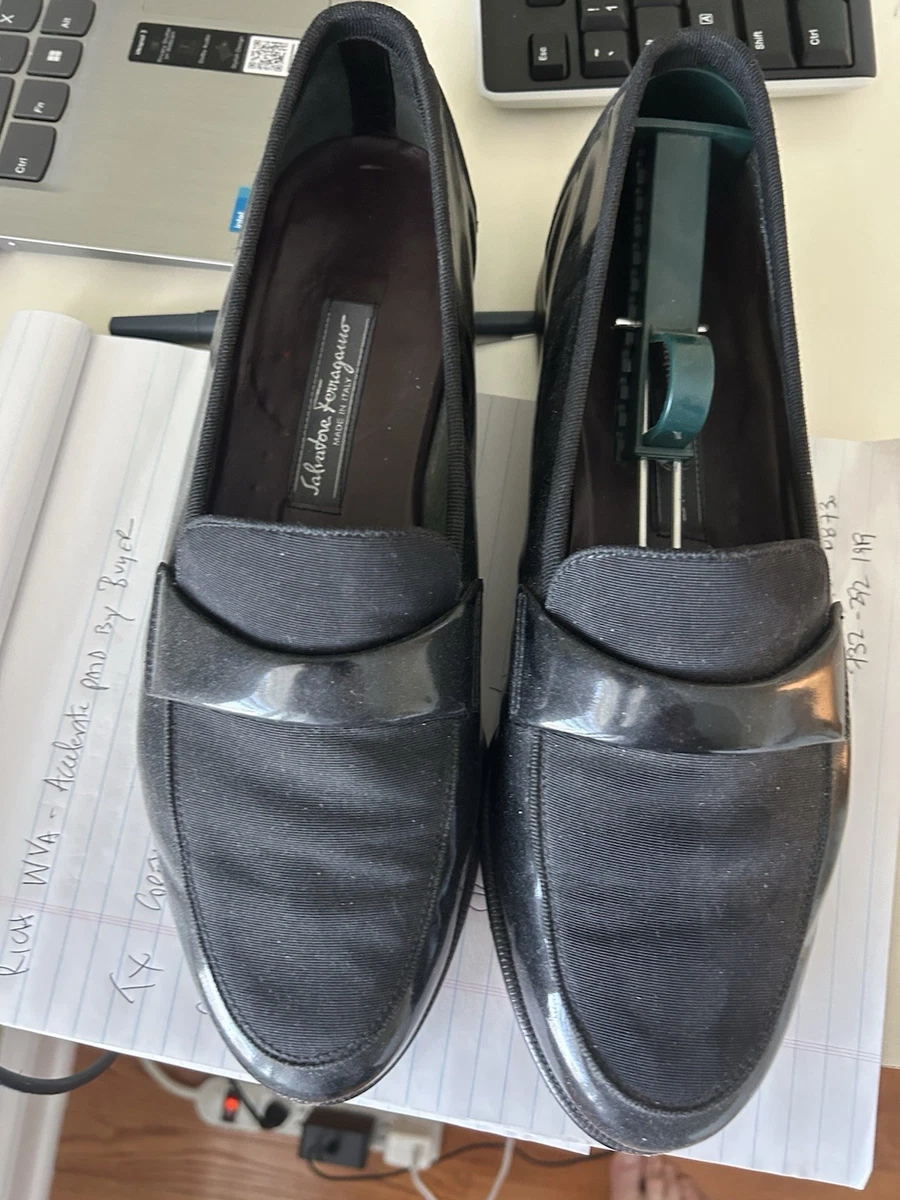 Salvatore Ferragamo Made in Italy Vamp Formal Loafer 7 D | Set of vtg Ekco trees Vintage Ferragamo Loafers | eBay main image 2