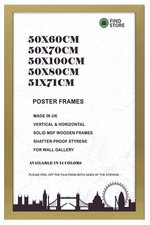 Jigsaw Poster Frames Solid Mdf Frame 50x60 50x70 50x100 50x80 51x71 All Colors