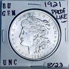 1921 BU GEM MORGAN SILVER DOLLAR UNC MS+++ U.S. MINT RARE COIN 8123