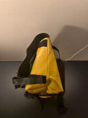 FREITAG F17 JOE Crossbody Messenger Laptop Bag green & yellow