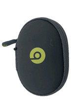 Beats By Dre Hard Carry Case Zip Storage Earbuds Gray Yellow Pouch Only