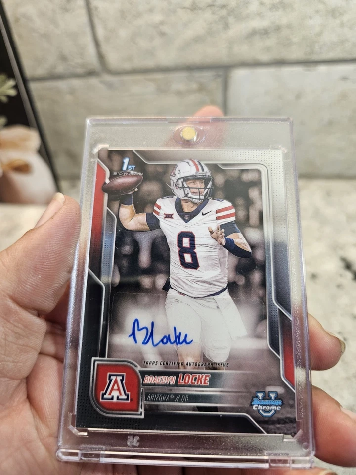 2025 Bowman Chrome Prospect Autographs Braedyn Locke Auto 1st Bowman - Image 4 of 4