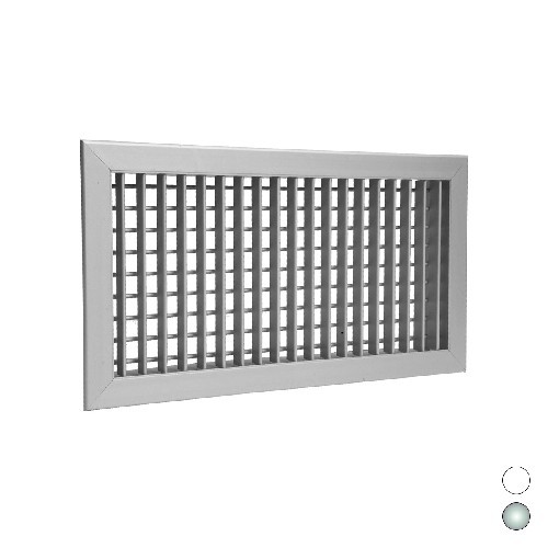 BOCCHETTA DI MANDATA AD ALETTE ORIENTABILI All. anodizzato mm 300 x 200 - Foto 1 di 1
