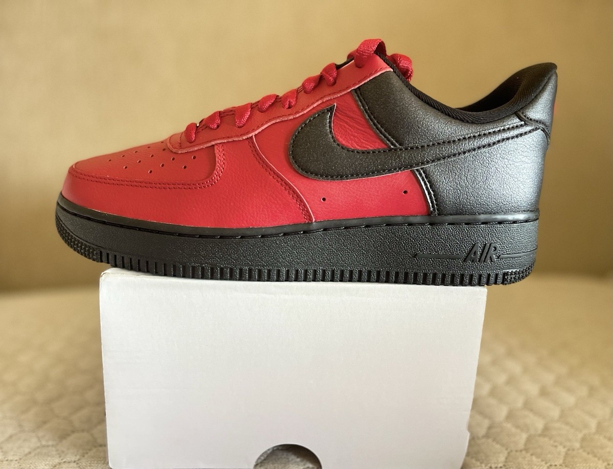Size 8 - Nike Air Force 1 Low 07 'Scarface' Gym Red Black IB6847