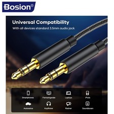 Aux Cord 3.5mm Male to Male Auxiliary Audio Cable For Car Headphone Phone