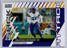2025 Panini Score🏈Jonathan Greenard Sack Attack Insert Card #3 - Vikings