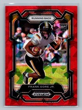 2024 Panini Prizm Draft Picks Frank Gore Jr. Red Ice Rookie #159