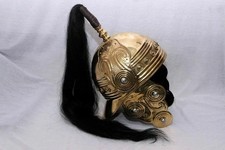 Montefortino Roman Helmet – Full Brass Finish Celtic Armor LARP Cosplay Handmade