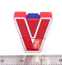 Alpha-Bots Letter V Figure Transforming Robot Transformer Changeables Learning